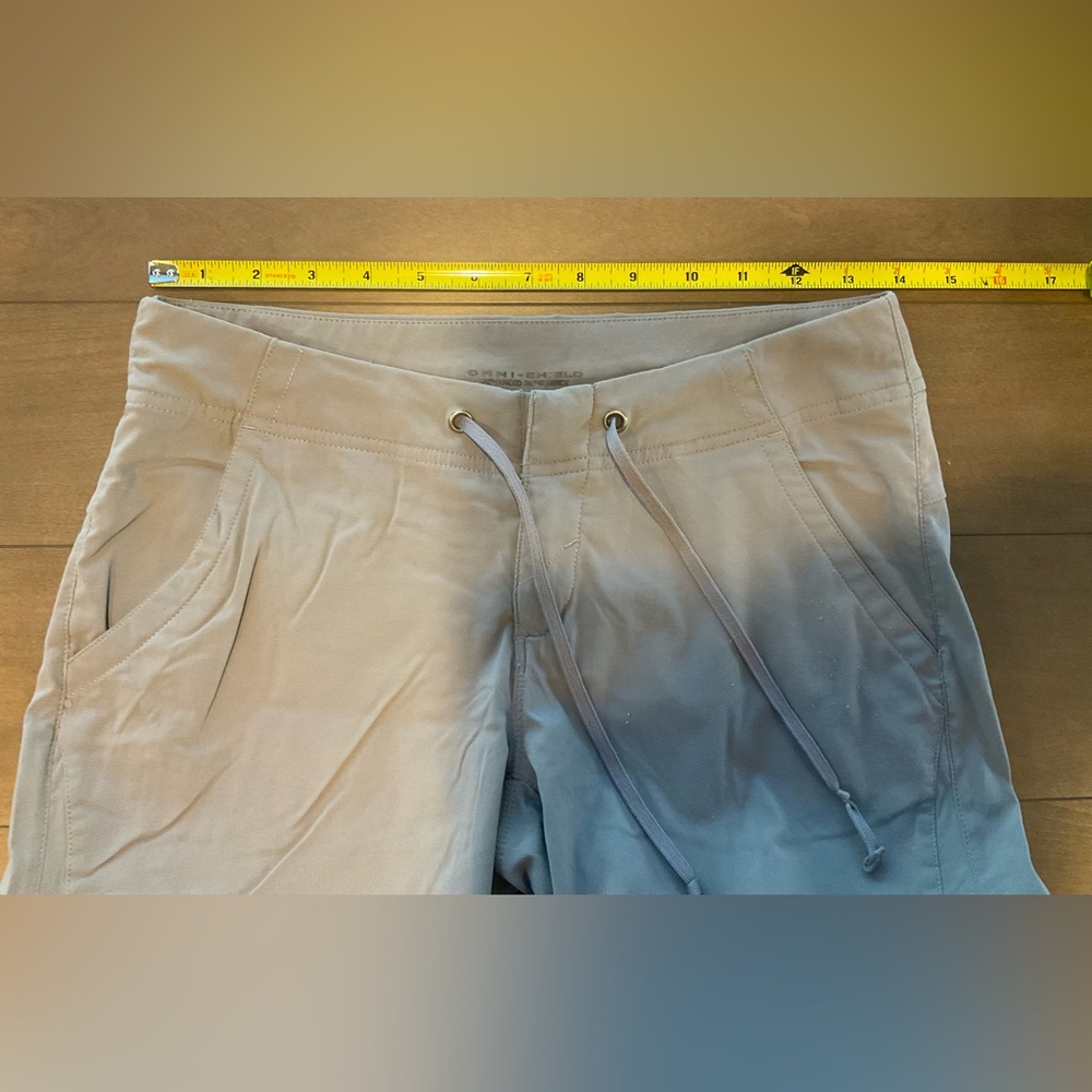 Columbia Sportswear Omni-sheil Adv. Repellency Womens Gray Capri Pants Size 2 - Picture 5 of 9